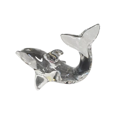 Villeroy & Boch Clear Crystal Dolphin Figurine