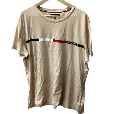 Tommy Hilfiger Mens  Size XXXL Short Sleeve T-shirt Beige D
