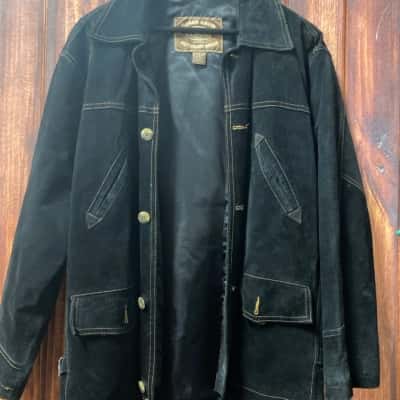 Roger David vintage suede jacket Size S Black  