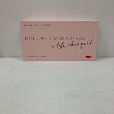 Donna May London ‘Lay Flat Makeup Bag’ NEW
