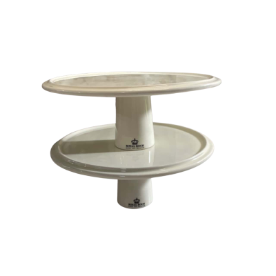 Royal Boch 20 cm cake stands x 2 in cream