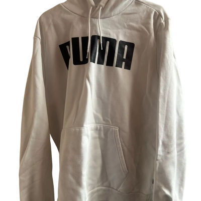 Puma Men's  Size XL Hoodie White 