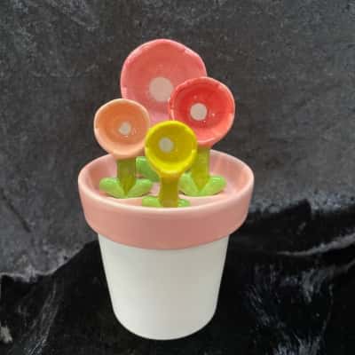 Stoneware Flowerpot Measuring Spoons 