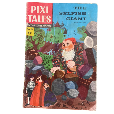 Pixi Tales “The Selfish Giant” Vintage Colour Comic Book No.81