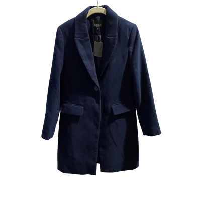 Basque Womens  Size 6 Winter Coat Navy Blue