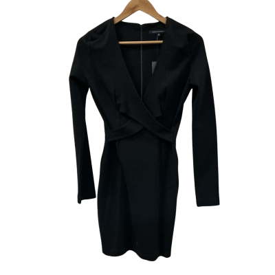 French Connection Womens Size 10 Mini Dress Black  