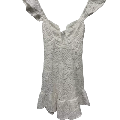 HELLO MOLLY Womens  Size 6 White Lace Dress