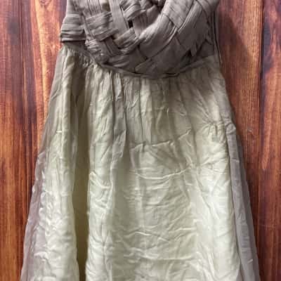 Grace & Hart  Size 14 Beige / Cream silk dress new 