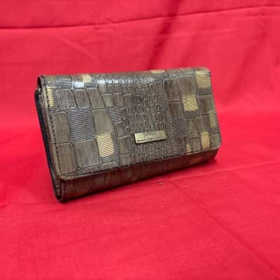 Serenade Beverly Hills Collection Brown & Gold Wallet 