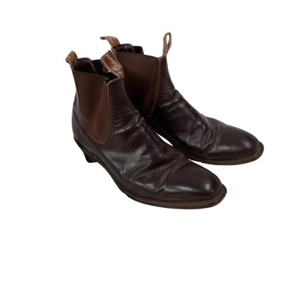 RM Williams Men's Boots Size 10.5 Brown 
