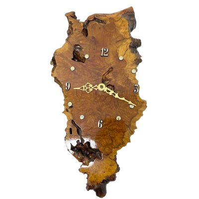 Handcrafted Mallee Root Clock