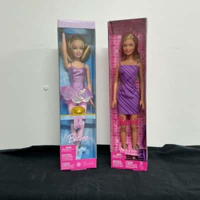Mattel 2006 Barbie Ballerina & Mattel 2007 Barbie Summer Doll