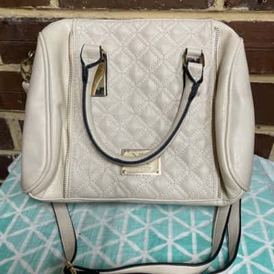 Kardashian Kollection Womens Cream Handbag