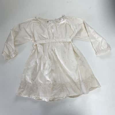 Bebe By Minihaha Butter Milk Long Sleeve Dress Size 1 