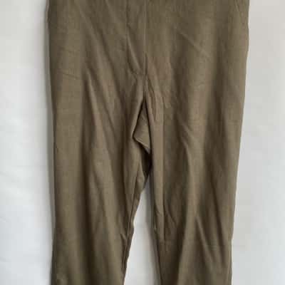 Women's NONI B Size 14 Casual Pants Olive 