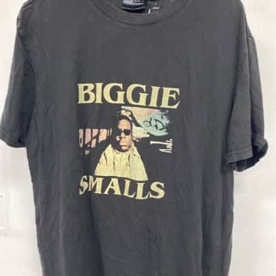 Biggie smalls Mens  Size L Short Sleeve T-shirt Black  