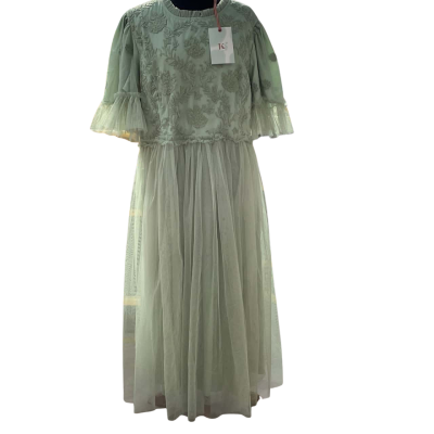 Jessakae Size 18 / 20 Midi Dress / Short Sleeve Dress  Green 
