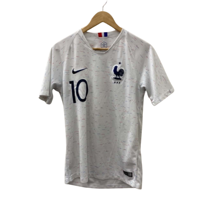 Nike Mens  Size S Jersey White #10 Mbappe World Cup Soccer France