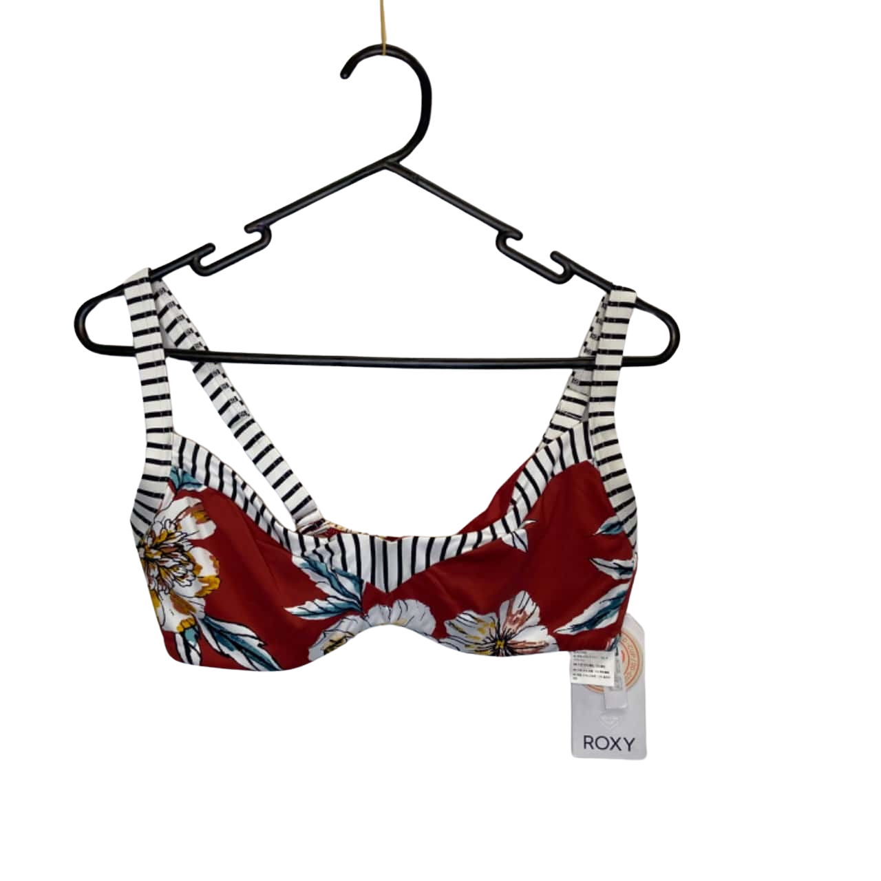 Roxy Womens Size S Maroon Sunny You D Cup Bikini Top BNWT RRP 69.99