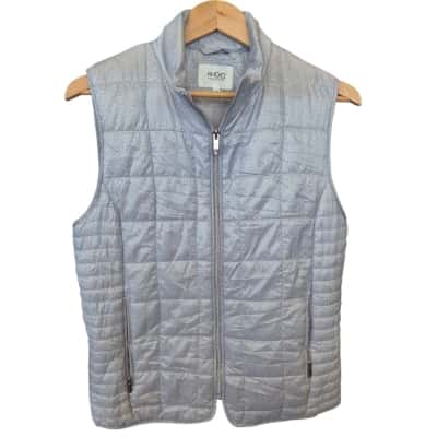  Womens  Size 12 Vest Jacket Grey 