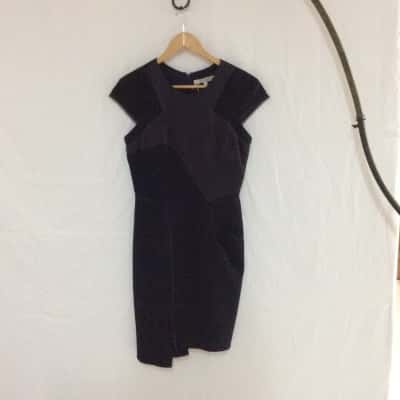 BCBG Maxazria Womens  Size 6 Sleeveless Dress  Navy Blue 