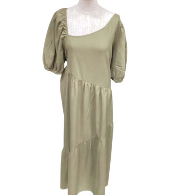 NEW - The Fated Womens  Size 16 Short Sleeve Dress  Olive 