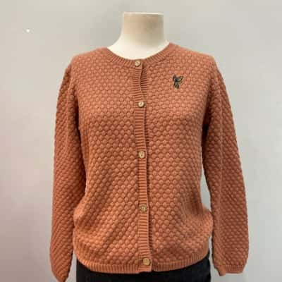 Bencer & Hazelnut Womens  Size 10 knitted Cardigan Brown 