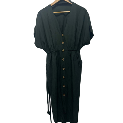 Sheike Womens Size 12 Casual Dress Green 