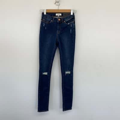 Marcs Dark Wash Bronte Mid Rise Skinny Jeans Size 24 