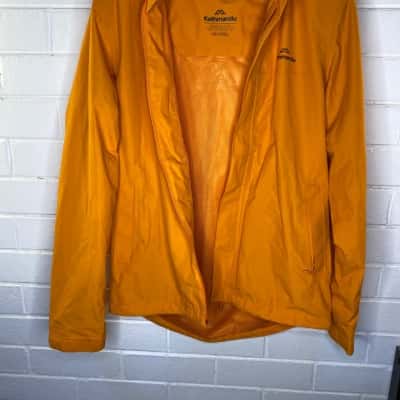 Kathmandu Mens  Size S Orange Jacket with hoodie 
