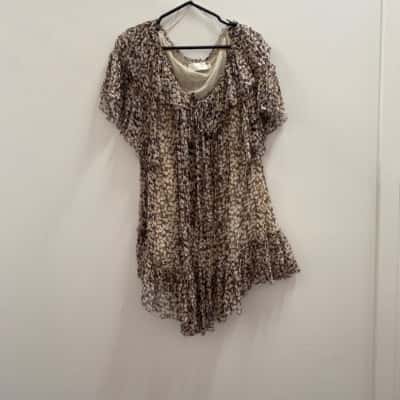 Zimmermann Womens  Size 2 Mini Dress cherry frill