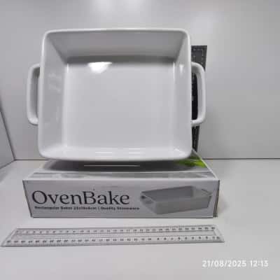 Oven Baked Regular Stoneware Baking Dish 23x19x6cm As New PreOwned 