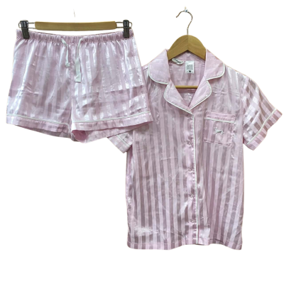 Peter Alexander Jnr. Pink Striped Sleepwear Set Size 12