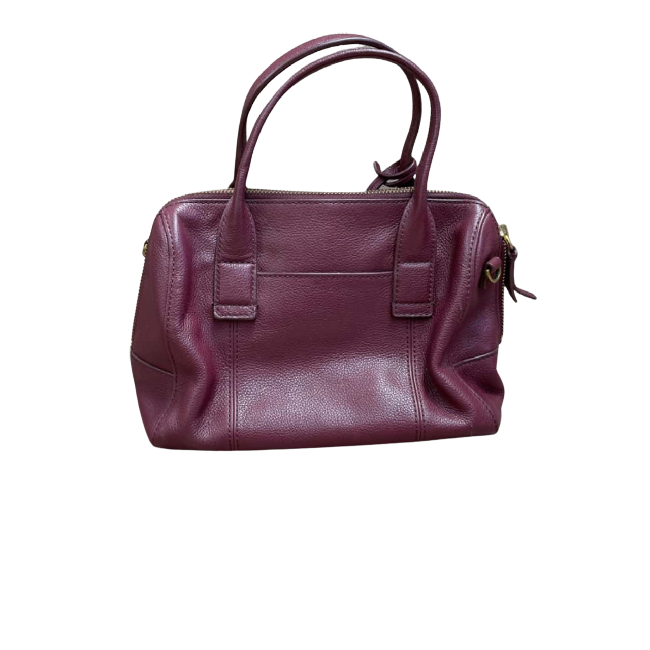 Fossil Handbag Plum. With shoulder straps (s)
