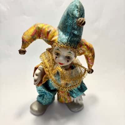 Vtg. Collectable Jester Clown