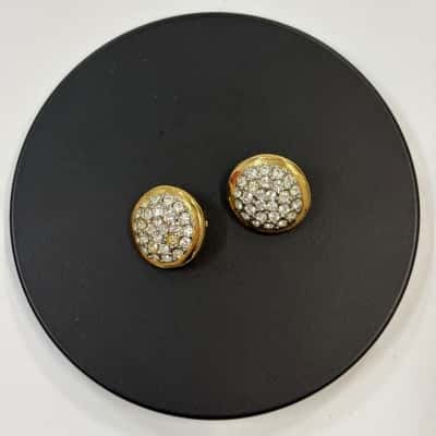 NIB Dimonesque Clip On Earrings 