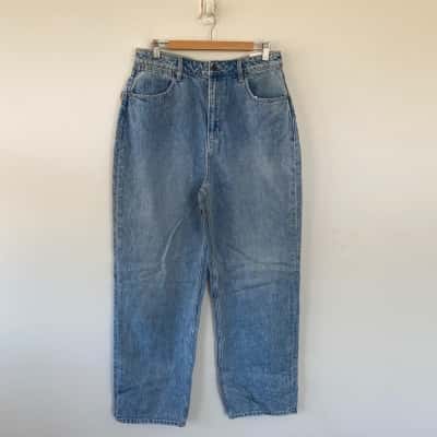 Wrangler Blue Bella Baggy Jeans Size 12 