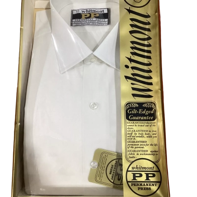 1970’s vintage Whitmont PP L/S men’s business shirt, size 40/41