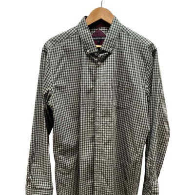 Tarocash Mens  Size L Green/ White Business Shirt