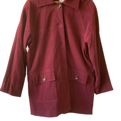 Liz Jordan Womens  Size 12 Open Jacket Purple 