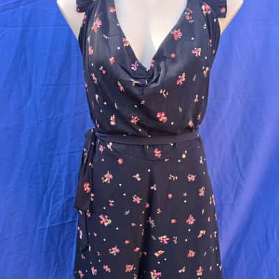 City Chic Womens  Size XL Playsuit Multicoloured 