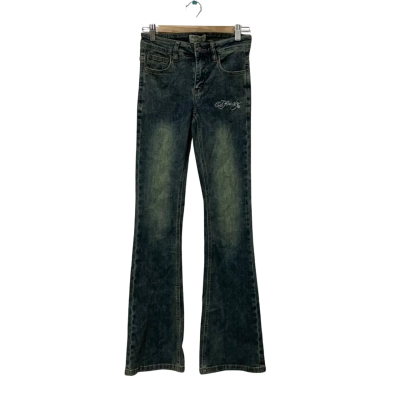 Ed Hardy Womens  Size 28 Bootcut Jeans Blue 
