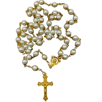  Women's Other Gold / Pearl Rosary beads 