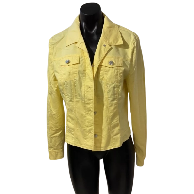 Gerry Weber Womens  Size 38 Open Jacket Yellow 