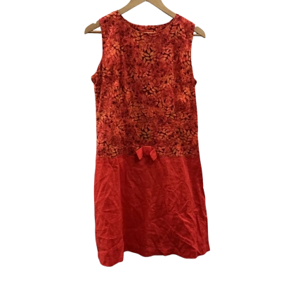Dot & Herbey Womens  Size 14 Sleeveless Dress  Orange 