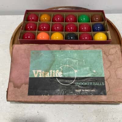 VINTAGE - Vitalise Snooker Balls 