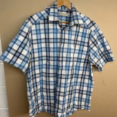 R.M. Williams Mens  Size XL Checked 