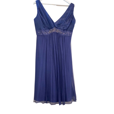 Autograph /Marks & Spencer Womens  Size 14 UK Sleeveless Dress  Blue 