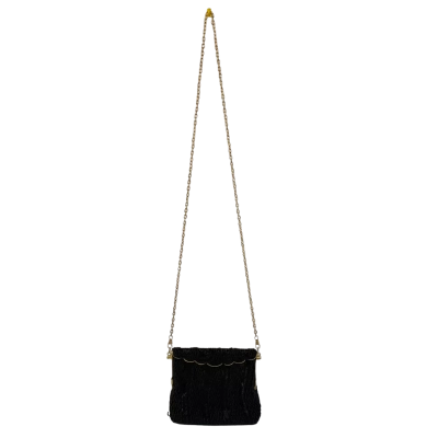 Womens Le Soir Beaded Evening Bag Black  