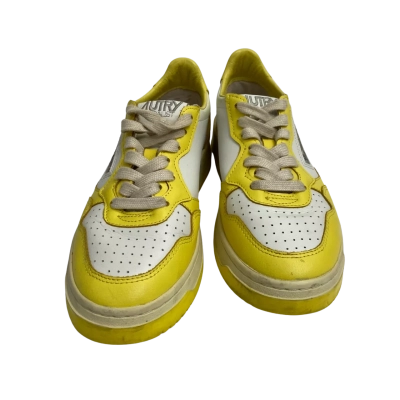  Autry Womens  Size 36 Sneakers White / Yellow 